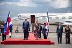 El presidente Abinader llega a Costa Rica para transmisión de mando de Laura Fernández