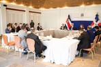Presidente Abinader sostiene encuentro con empresarios en Costa Rica