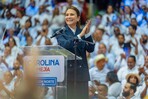 Carolina Mejía reitera en Santiago: Estoy preparada para ser presidenta