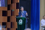 Leonel Fernández critica políticas educativas y alerta sobre crisis económica en RD
