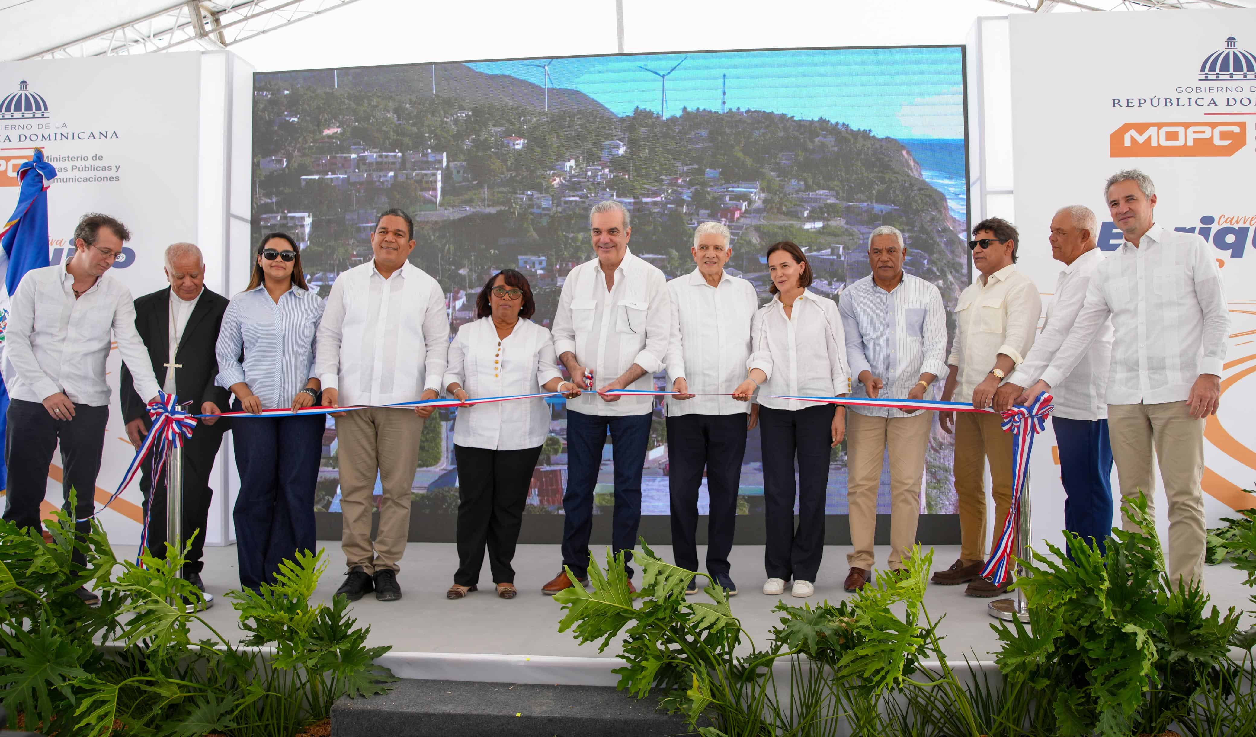 Inauguración de la carretera Enriquillo–El Higüero de 13.5 kilómetros, este 29 de mayo 2026.