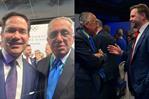Luisín Mejía se reúne con Marco Rubio y JD Vance en los JJ OO de Invierno