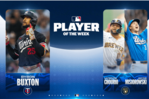 Chourio, El Miz y Buxton son los Jugadores de la Semana en MLB
