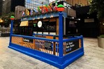 Estación del metro de Nueva York se viste de los Knicks antes de las finales de la NBA