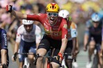 El noruego Waerenskjold gana la úndecima etapa del Tour de Francia y rompe una marca de velocidad