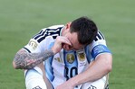 Messi y su imagen del llanto de la derrota