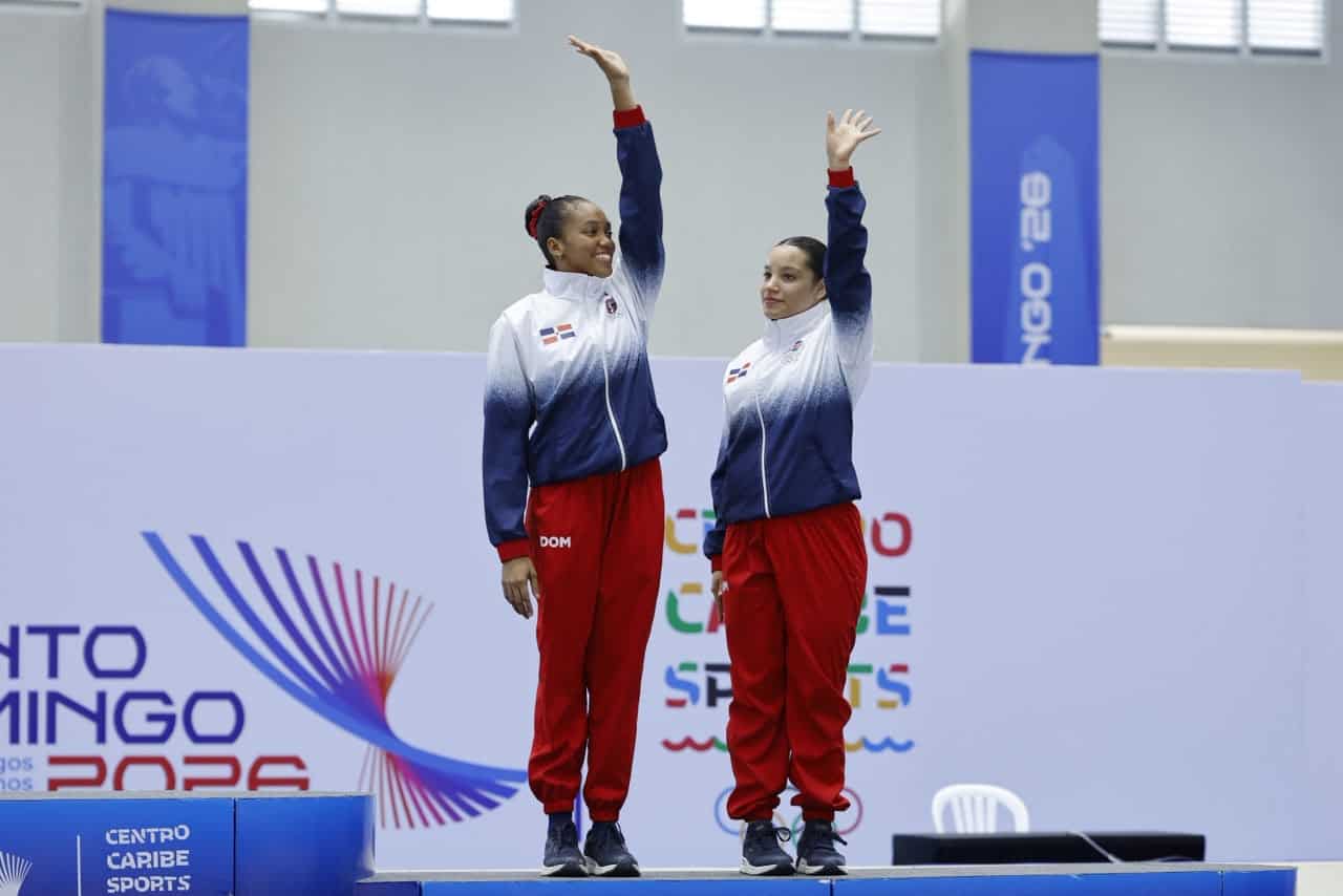 Laura Polanco y Eva Vázquez representan a República Dominicana en la final de gimnasia trampolín de los Juegos Centroamericanos y del Caribe 2026.