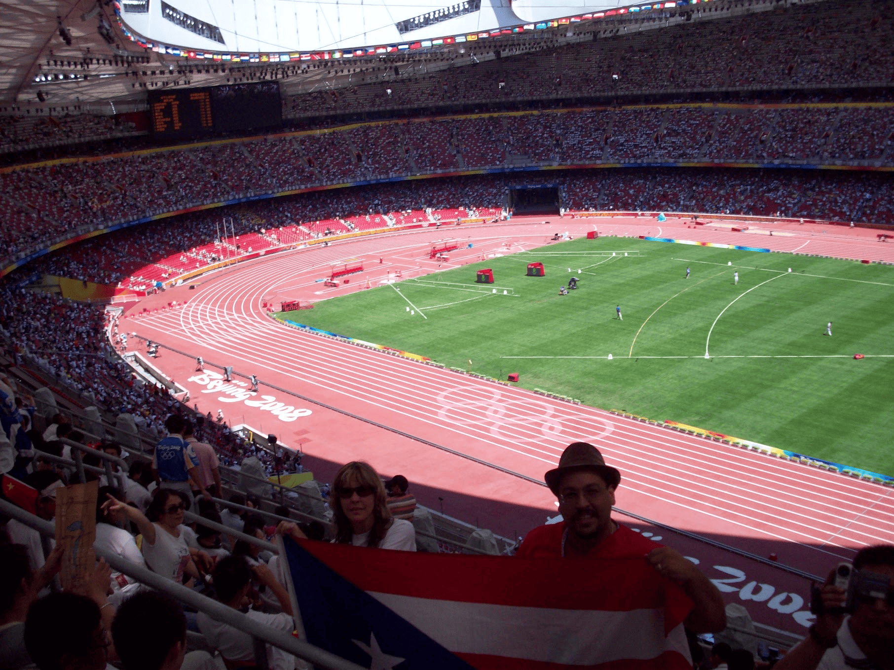 Durante los Juegos Olímpicos de Pekín 2008 Puerto Rico estuvo representado por una delegación de 22 atletas en ocho disciplinas.
