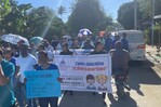 Exigen reactivar construcción de centros educativos tras tres días de paro en Montecristi