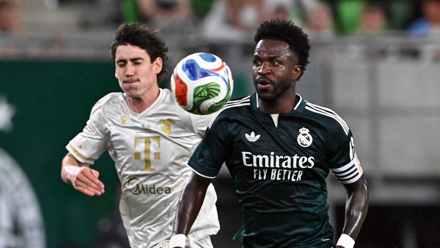 Vinícius estrena renovación con el brazalete de capitán ante el Ferencvaros