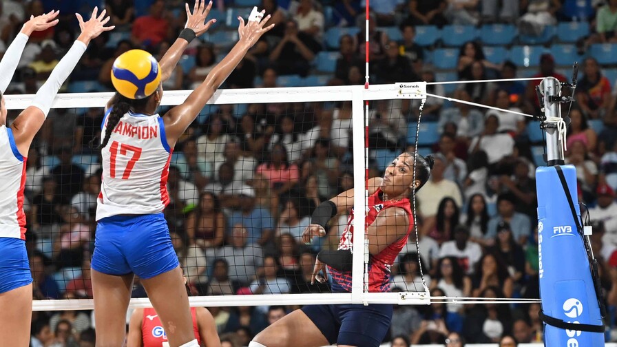 Las Reinas del Caribe pasan a semifinales del Norceca, tras vencer 3-1 a Puerto Rico