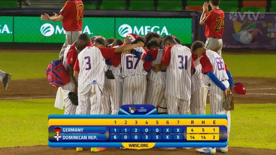 RD derrota a Japón y avanza en el Mundial Sub 15 de Béisbol República Dominicana noquea a Alemania 14-4 en cinco entradas en en Copa Mundial Sub-15