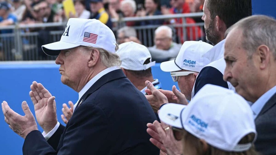 Estados Unidos busca consuelo en Copa de Presidentes Trump aparca la política y asiste a un torneo de golf en su último día de viaje a Irlanda
