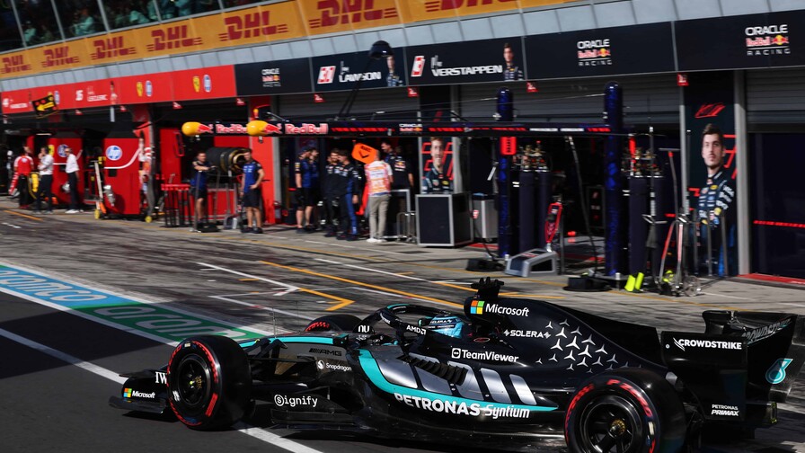 Russell domina terceros entrenamientos libres del GP de Italia de F1