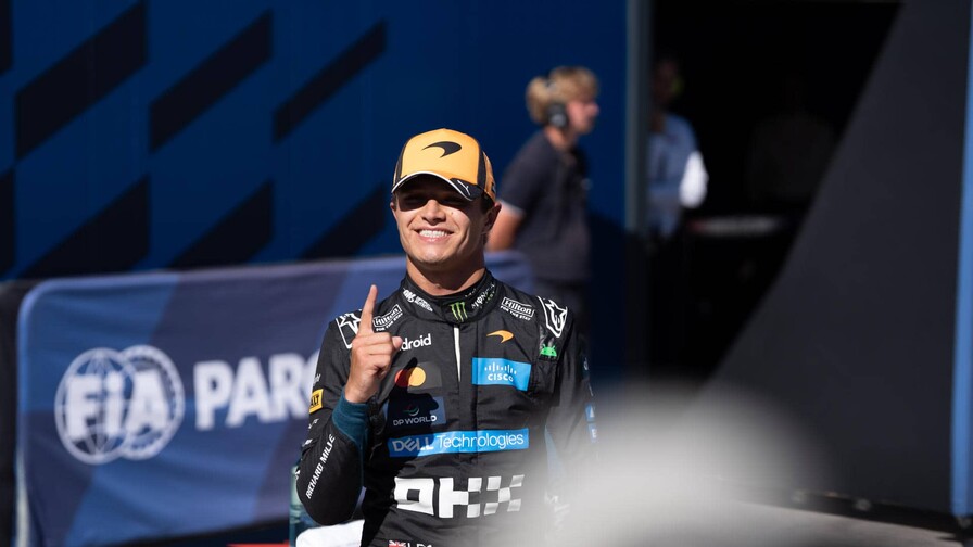 Lando Norris firma la primera pole position de la Fórmula 1 en el circuito Madring
