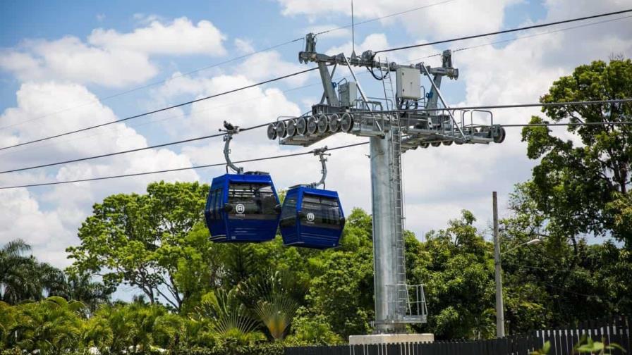 El teleférico de Los Alcarrizos transporta 13 mil pasajeros diarios, tras entrada del metro