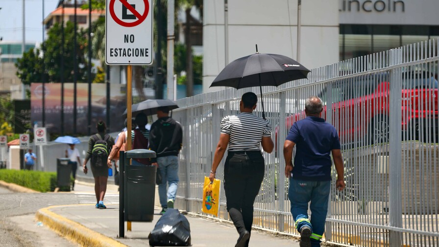 Aguaceros en la tarde y temperaturas de hasta 34 °C dominan las condiciones del tiempo este lunes